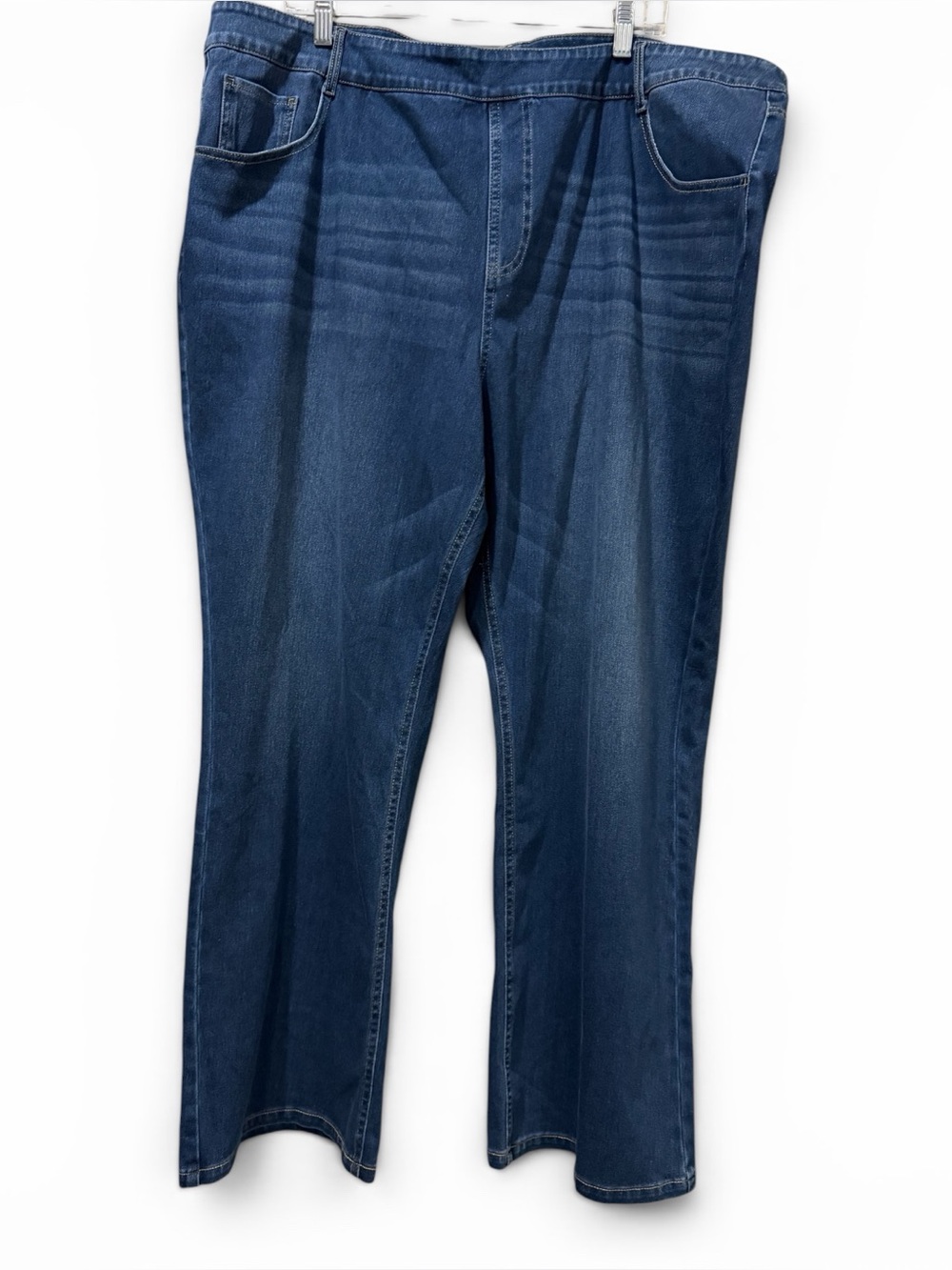 Halara 3X Pull On Wide Leg Denim Jeans Plus Size B5